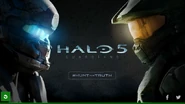 Arte promocional de Halo 5 con Locke y John-117, aparece en la parte final del tráiler "Bullet"