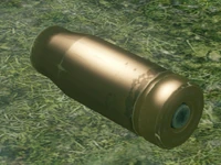M512 Hülse.jpg (171 KB) Die Hülse der 90mm Munition die von der M512 verwendet wird