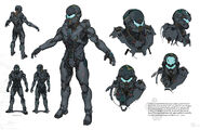 Concepto de Arte de Locke en Halo 5: Guardians