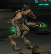 Kig-Yar Mayor con su escudo desactivado en la Instalación 05 en Halo 2: Anniversary