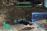 Third-person view of an Elite using evade.