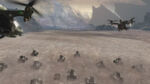 A formation of Warthogs leading an assault against Covenant forces during the Fall of Reach.