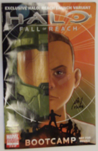 Front cover of Hardcover version of Halo: Fall of Reach Boot Camp