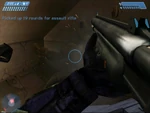 The Shotgun in use against a Flood Combat Form.