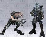 Jackal-storm-ranger.jpg (28 KB) Kig-Yar Storm toy next to a Sangheili Ranger.