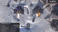 The layout of Snowbound as it appeared in Halo 3 Beta.