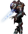 An early render of a Zealot in Halo 4.