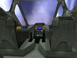 The Pelican's cockpit in Halo: Combat Evolved.