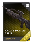 The BR55 Battle Rifle's REQ card in Halo 5: Guardians.