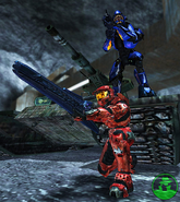 The Particle Beam Rifle before Halo 2's release.