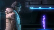 Cortana y Halsey en Halo: Reach