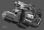 An untextured model render of a Mauler variant.[3]