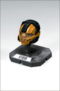 The orange CQB helmet.