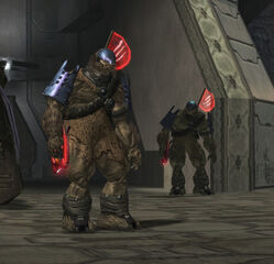 Grupo de Jiralhanae capitanes en Halo 2