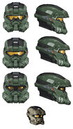 Conceptos del casco EOD para Halo: Reach