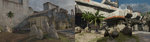 A comparison between Stonetown and Zanzibar's building right side.