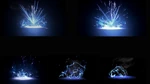 Various stages of a Plasma grenade exploding.