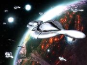 Covenant ships over planet reach-1-