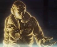 Roland sosteniendo el avatar de una Forma de Infección Flood en Halo: Spartan Assault