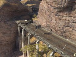 The Tsavo Highway, damaged during the .