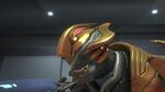 An upclose of the Sangheili Major.