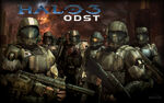 The different ODST armor permutations worn by the members of Alpha-Nine.