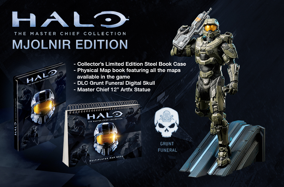 Halo 5 Guardians Limited Collector's Edition Master Chief & Spartan Locke  Statue