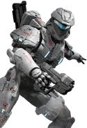 Palmer como se ve en Halo: Spartan Assault