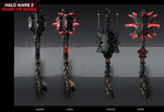 Concept art of Chainbreaker, an Energy Mace.