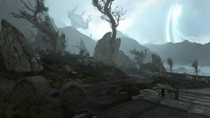 The temperate landscape around VisegrΓ‘d.