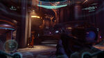 HUD of the Technician armor in Halo 5: Guardians.