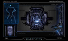 Tunnel interni Mondo Scudo Halo Wars