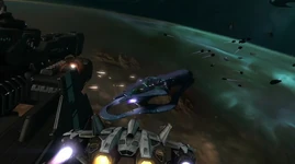 Der darauffolgende Angriff auf die Allianz Korvett.