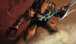 The Sangheili Shipmaster and his Curveblade.