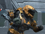 Jugador con la bola en Reach