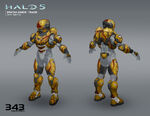 Finalize concept art of the Tracer armor.