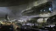 Concepto artístico de Halo 5: Guardians