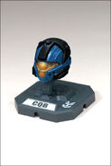 The blue CQB helmet.