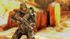 Master Chief holding a Battle Rifle