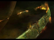 Ein Teil des zerstörten Halo