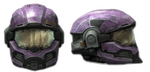 The helmet of the HAZOP armor as seen through a glitch during the Halo: Reach Multiplayer Beta