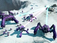 Grupo de Scarabs atacando al UNSC