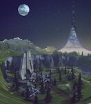 HCE Overview I04Structures.jpg (110 KB) Panoramic of Installation 04 and the first Forerunner structure.