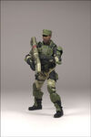 The McFarlane Toys Sgt. Johnson action figure.