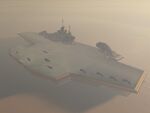 One of the carriers of the coast. Notice that the multiple Pelicans and F-99s are simple 2D art files.