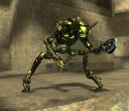 Un Drone en posición en Halo 2