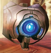 Static Carillon en la portada de la Edición especial de Halo: Escalation