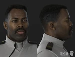 Cinematic render of Sgt. Johnson's face.