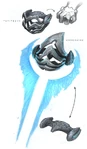 ArbiterHWSword.jpg (58 KB) Concept art of the Arbiter Ripa 'Moramee's custom Energy Swords in Halo Wars.