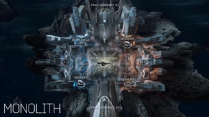 Pianta della mappa, con la posizione delle armi principali